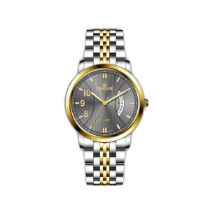 Timezone Prisma Spectra Watch For Men Two Tone Gold  (TZ-1332)-Grey