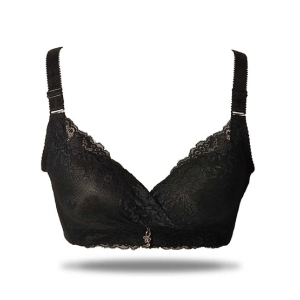 Purple Bag Fancy Soft Padded Wired less Bra For Women (OFW0020)