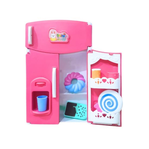 Planet X Mini Fridge Refrigerator Toy Set For Kids Pink (PX-12070)