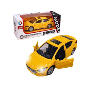 Planet X Hyundai Elantra 1:32 Mini Die Cast Car Yellow (PX-12093)