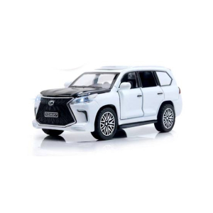 Planet X Lexus Land Cruiser Prado Mini Die Cast Car White (PX-12054)