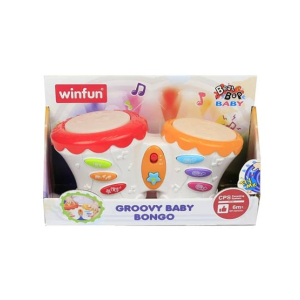 WinFun Groovy Baby Bongo Drum Toy For Kids (PX-11874)