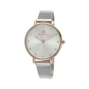 Bigotti Stainless Steel Women's Watch Silver (BG.1.10023-4)