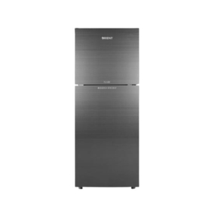 Orient Flare 410 Freezer-On-Top Glass Door Refrigerator 14 Cu Ft Radiant Grey