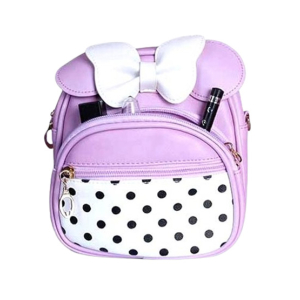 Rangoon Polka Mini Backpack For Women Purple