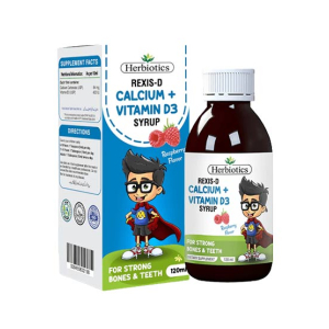 Herbiotics Rexis-D Calcium+ Vitamin D3 Syrup 120ml