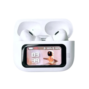 Rofee A70 ANC Earbuds With Digital LCD - White