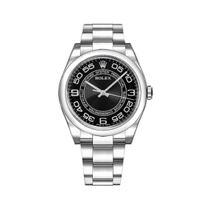 Rolex Oyster Perpetual 36 Men's Watch Silver (116000-BLKCAO)