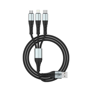 Ronin 3 In 1 Durable Braided Cable (R-305)