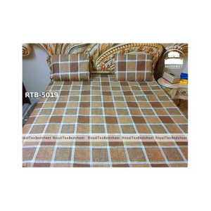 Royal Tex Printed Double Bed Sheet (RTB-5019)