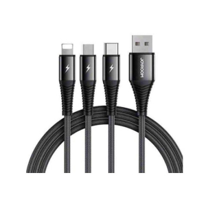 Joyroom 3 In 1 Charging Cable Black (S-1230G4)