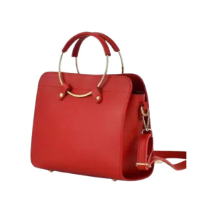 Saad Collection PU Leather Hand Bag For Women Red (0045)