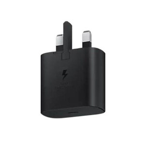 Samsung 25W 3 Pin Fast Charging Adapter Black
