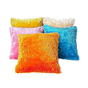 Shopya Fur Cushion Multi-color Pack of 5 