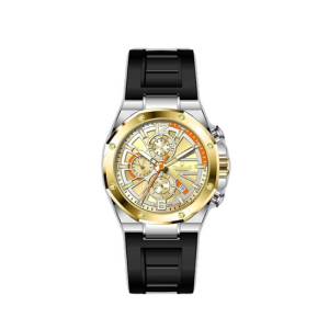 Timezone Spectra Edge Watch For Men (TZ-1335)-Gold