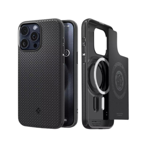 Spigen Mag Armor MagFit Case For Apple Iphone 15 Pro Matte Black (AGL06736)