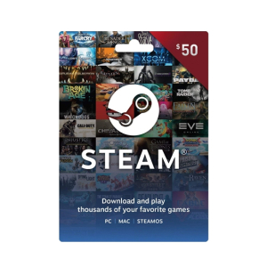Steam Wallet Gift Card $50