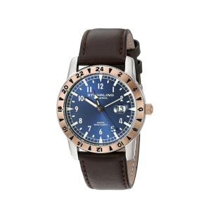 Stuhrling Original The Aviator Men's Watch Brown (818C.03)