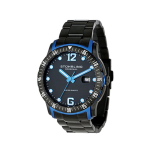 Stuhrling Original Trofeo Men's Watch Black (421.335LB1)