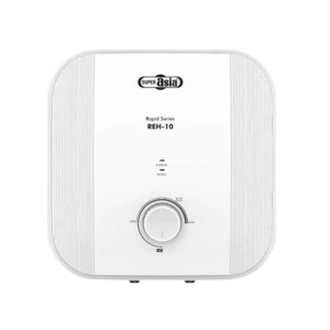 Super Asia Rapid Series Electric Water Geyser 10Ltr White (REH-10)