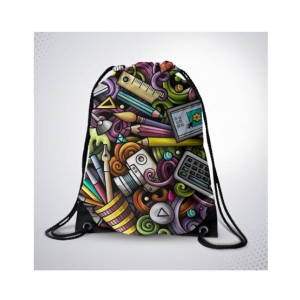 Traverse Graffiti Printed Drawstring Bag (T285DRSTR)
