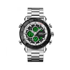 TFH Digital & Analog Watch For Men's Silver