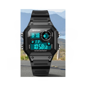 TFH Sanda Digital Sports Watch for Men's Black