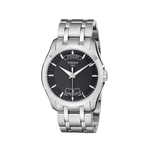 Tissot Couturier Day-Date Calendar Men's Watch Silver (T0354071105100)