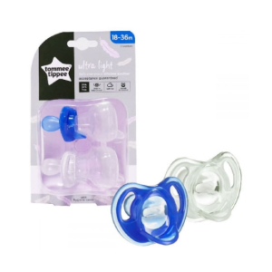 Tommee Tippee Ultra Light Silicone Soother Pack Of 2 (TT 433455)
