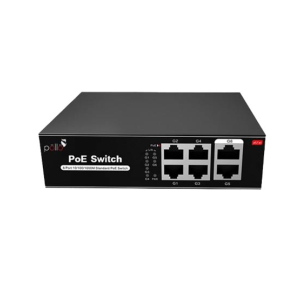 Pollo 6 Port Gigabit AI PoE Network Switch (PLN-1104GB)