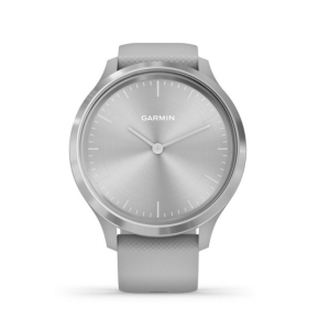 Garmin Vivomove 3 Slate Stainless Steel Bezel Activity Tracking Watch Gray With Silicone Band