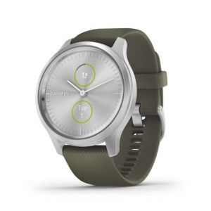 Garmin Vivomove Style Hybrid Smartwatch For Men Moss