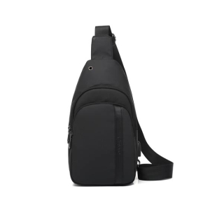 Poso Casual Chest Bag For Men Black (PS-326)