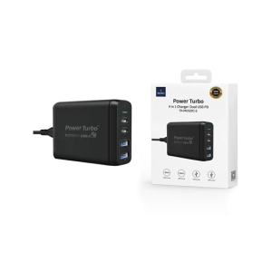 Wiwu Power Turbo 4 In 1 Charger 60W (TX-MUS20C-S)