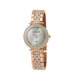 Anne Klein Diamond Ceramic Women's Bracelet Watch (AK/3158TPRG)