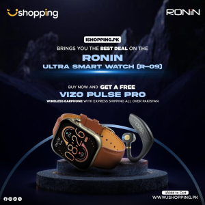 Ronin Ultra Smart Watch (R-09) - Get Free Gift