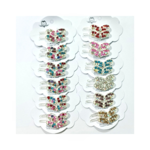 Wish Heart Design Metal Hair Clip For Girls 1Pcs (0041)