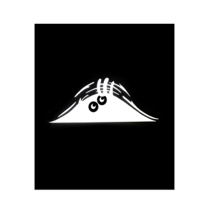 Wish Hub Hiding Eye Monster Car Sticker White