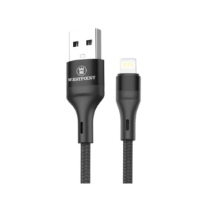 Westpoint USB-A To Lightning Fast Charging Cable 1m (WP-333)