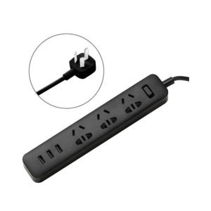 Xiaomi Mi Power Strip 3 Power Sockets & 3 USB Ports Sockets - Black