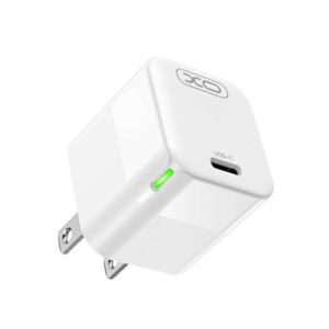 XO 30W USB Type C PD Charger For iPhone - White (CE06)