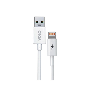 Yolo Lightning Data Cable Data Cable White (YDC-O3C)