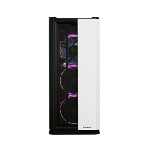 Zalman X3 ATX Mid Tower PC Case White 