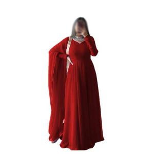 ZamZam Duppata Maxi For Women -Red