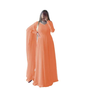 ZamZam Duppata Maxi For Women -Pink