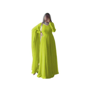 ZamZam Duppata Maxi For Women -Green