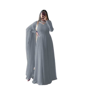 ZamZam Duppata Maxi For Women -Just Black
