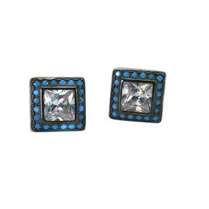 Zed Eye Twin Divergence Earrings For Women (ISE093)