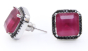 iShopping - Zed Eye Cyno Squares Earrings For Women Dark (ISE122E)