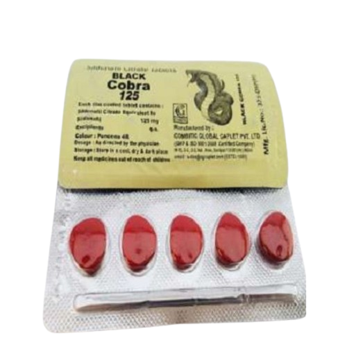 iShopping - Health Hub India Black Cobra Delay Tablet 125mg - 5 Tablets